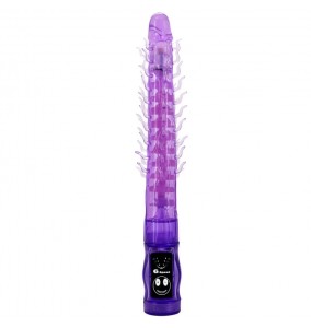 BAILE - Spiny Dragon Stimulator Vibrator Stick (Battery - Purple)